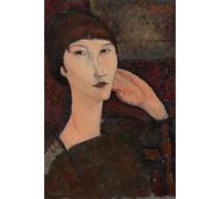 SSLDP LFHLI Poster di Amedeo Modigliani Ritratto di Una Donna Illustrazione murale Pittura e Stampe su Tela di Amedeo Modigliani Quadro di Arredamento per la casa 50x70cm Senza Cornice