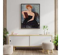 SSLDP LFHLI Poster di Amedeo Modigliani Ritratto di Una Donna Illustrazione murale Pittura e Stampe su Tela di Amedeo Modigliani Quadro di Arredamento per la casa 50x70cm Senza Cornice
