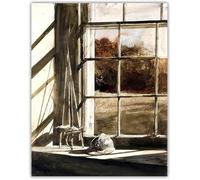 SSLDP LFHLI Poster di Andrew Wyeth Crossed Swords Wall Art Andrew Wyeth Canvas Painting And Prints Modern Home Living Room Decor Picture 40x60cmx1 Senza Cornice.
