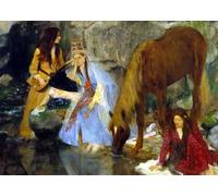 SSLDP LFHLI Poster di Edgar Degas The Rehearsal Dancers Wall Art Edgar Degas Canvas Painting And Prints Nordic Home Living Room Decor Picture 50x70cm No Frame