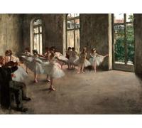 SSLDP LFHLI Poster di Edgar Degas The Rehearsal Dancers Wall Art Edgar Degas Canvas Painting And Prints Nordic Home Living Room Decor Picture 50x70cm No Frame