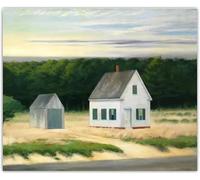 SSLDP LFHLI Poster di Edward Hopper Pittura architettonica su Tela paesaggistica Arte murale e Stampe di Edward Hopper Quadro di Arredamento Moderno 60x70cm Senza Cornice