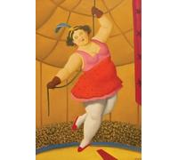SSLDP LFHLI Poster di Fernando Botero, Attrice del Circo, Arte murale, Fernando Botero, Dipinto su Tela e Stampe, Decorazione nordica per la casa, Soggiorno, 50x80 cm, Senza Cornice