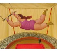 SSLDP LFHLI Poster di Fernando Botero, Attrice del Circo, Arte murale, Fernando Botero, Dipinto su Tela e Stampe, Decorazione nordica per la casa, Soggiorno, 60x70 cm, Senza Cornice