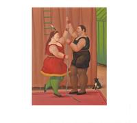 SSLDP LFHLI Poster di Fernando Botero, Attrice del Circo, Arte murale, Fernando Botero, Dipinto su Tela e Stampe, Decorazione nordica per la casa, Soggiorno, 50x70 cm, Senza Cornice
