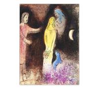 SSLDP LFHLI Poster di Marc Chagall Arte murale Astratta Pittura e Stampe su Tela di Marc Chagall Decorazione della Stanza nordica 50x70cm Senza Cornice