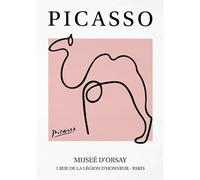 SSLDP LFHLI Poster di Pablo Picasso Linee astratte Illustrazioni murali di Pablo Picasso Pittura e Stampe di Decorazione casa Immagine 50x70cmx1 Senza Cornice