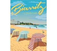 SSLDP LFHLI Poster di paesaggi della Francia nordica, Paesaggio Urbano, Dipinto su Tela, Città turistica, Arte murale e Stampe, Decorazione per la casa, Soggiorno, Immagine 50x70cmx1 Senza Cornice