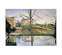 SSLDP LFHLI Poster di Paul Cezanne, Classico Paesaggio da Parete, Dipinto su Tela e Stampe di Paul Cezanne, Decorazione nordica per la casa, Soggiorno, 50x70 cm, Senza Cornice.