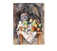 SSLDP LFHLI Poster di Paul Cezanne, vasi di Terracotta con Frutta, Arte murale, Dipinto su Tela e Stampe di Paul Cezanne, Decorazione per la casa, Soggiorno, 50x70 cm, Senza Cornice.
