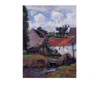 SSLDP LFHLI Poster di Paul Gauguin, Arte murale Vintage con Paesaggio, Dipinto su Tela e Stampe di Paul Gauguin, Decorazione nordica per la casa e Il Soggiorno, 50x70 cm, Senza Cornice.