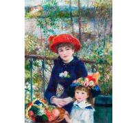 SSLDP LFHLI Poster di Pierre Auguste Renoir Illustrazione murale di Due Sorelle Pierre Auguste Renoir Quadro di Arredamento e Stampa Quadro di Arredamento della casa 50x70cmx1 Senza Cornice