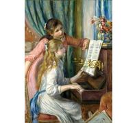 SSLDP LFHLI Poster di Pierre Auguste Renoir, Ragazza retrò, Arte murale, Dipinto su Tela e Stampe di Pierre Auguste Renoir, Decorazione per la casa nordica, 50x70cm, Senza Cornice.