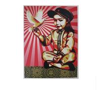 SSLDP LFHLI Poster di Shepard Fairey, Street Art, Pace, Dipinto su Tela, Arte murale Astratta Vintage, Stampe di Shepard Fairey per la Decorazione della casa, Immagine 50X70cmx1 Senza Cornice