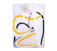 SSLDP LFHLI Poster di Sofia Lind Linee di minimalismo Astratto Striscie Arte murale Sofia Lind Pittura e Stampe su Tela Foto di Arredamento casa 50x70cmx1 Senza Cornice