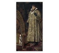 SSLDP LFHLI Poster di Viktor Vasnetsov Lo zar Ivan Il Terribile, Dipinto su Tela e Stampe di Viktor Vasnetsov, Decorazione per la casa nordica, 50x100 cm, Senza Cornice.