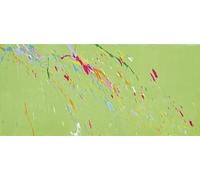 SSLDP LFHLI Poster di Walasse Ting《Le Gocce di Pioggia continuano a Cadere sulla mia Testa》Dipinto su Tela Walasse Ting Arte murale e Stampe Decorazione per la casa Immagine 40x100cm Senza Cornice