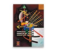 SSLDP LFHLI Poster di Wassily Kandinsky Semplice Illustrazione murale a Linee Pittura e Stampe su Tela di Wassily Kandinsky Quadro di Arredamento Moderno 40x60cmx1 Senza Cornice