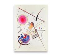 SSLDP LFHLI Poster di Wassily Kandinsky Semplice Illustrazione murale a Linee Pittura e Stampe su Tela di Wassily Kandinsky Quadro di Arredamento Moderno 40x60cmx1 Senza Cornice