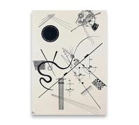 SSLDP LFHLI Poster di Wassily Kandinsky Semplice Illustrazione murale a Linee Pittura e Stampe su Tela di Wassily Kandinsky Quadro di Arredamento Moderno 40x60cmx1 Senza Cornice