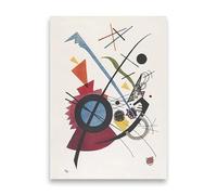 SSLDP LFHLI Poster di Wassily Kandinsky Semplice Illustrazione murale a Linee Pittura e Stampe su Tela di Wassily Kandinsky Quadro di Arredamento Moderno 40x60cmx1 Senza Cornice