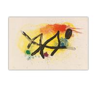 SSLDP LFHLI Poster estetico di Joan Miro《Ginevra.1961》Arte murale surrealista di Joan Miro, Dipinto su Tela e Stampe, Arredamento Moderno per la casa, 40x60 cm, Senza Cornice