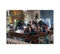 SSLDP LFHLI Poster estetico di Joaquin Sorolla《Il Battesimo》Arte murale di Joaquin Sorolla, Dipinto su Tela e Stampe, Arredamento Nordico per la casa, 40x60 cm, Senza Cornice