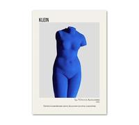 SSLDP LFHLI Poster estetico Yves Klein, Arte murale Monocromatica Blu, Dipinto su Tela e Stampe Yves Klein, Arredamento Moderno per la casa, Quadro da Parete 40x60cmx1 Senza Cornice