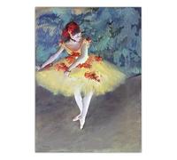 SSLDP LFHLI Poster Francese Edgar Degas Ballerina di Danza Classica Arte murale Edgar Degas Tela Pittura e Stampe Stile Nordico Decorazione per la casa Immagine 50x70cm Nessuna Cornice