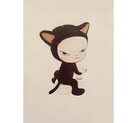 SSLDP LFHLI Poster Minimalista di Yoshitomo Nara, Cartone Animato, Arte murale, Dipinto su Tela e Stampe di Yoshitomo Nara, Decorazione per la cameretta dei Bambini, 40x60cmx1, Senza Cornice.
