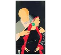 SSLDP LFHLI Poster Moderno di Alex Katz Aesthetics PAS de Deux Pittura su Tela Arte murale e Stampe di Alex Katz Foto di Moda Arredamento per la casa 50x90cm Senza Cornice