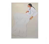 SSLDP LFHLI Poster RC Gorman, Stampa Artistica da Parete RC Gorman, Stampe di Donne RC Gorman, Tela Dipinta da RC Gorman per la Decorazione della casa, Immagine 40x60cmx1 Senza Cornice