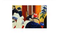 SSLDP LFHLI Poster Realistico di Master Edward Hopper Figurine retrò Illustrazioni murali Pittura e Stampe su Tela di Edward Hopper Quadro di Arredamento casa 50x70cm Senza Cornice