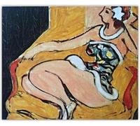 SSLDP LFHLI Poster retrò Classico di Henri Matisse《Danseuse Assise》Arte murale e Stampe Henri Matisse Dipinto su Tela Decorazione per la casa Immagine 60x70cmx1 Senza Cornice