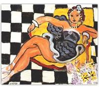 SSLDP LFHLI Poster retrò Classico di Henri Matisse《Danseuse Assise》Arte murale e Stampe su Tela di Matisse, Quadro Nordico per la Decorazione della casa, 60x70cmx1, Senza Cornice