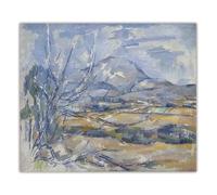 SSLDP LFHLI Poster retrò Classico di Paul Cezanne《Monte Sainte》Arte murale di Paul Cezanne, Dipinto su Tela e Stampe, Decorazione per la casa nordica, 60x70cmx1, Senza Cornice