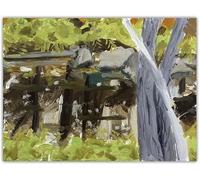 SSLDP LFHLI Poster retrò di Alex Katz, Studio per Black Brook, Dipinto su Tela, Arte murale Astratta e Stampe, Quadro di Alex Katz per l'arredamento del Soggiorno, 50x70 cm, Senza Cornice.