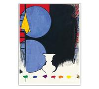 SSLDP LFHLI Poster retrò di Jasper Johns Senza Titolo.2, Dipinto su Tela e Stampe di Jasper Johns, Decorazione Moderna per la casa, Soggiorno, 50x70 cm, Senza Cornice.