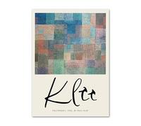 SSLDP LFHLI Poster retrò di Paul Klee, Mostra Colorata, Arte murale, Paul Klee, Pittura su Tela e Stampe, Decorazione Moderna per la casa, Soggiorno, 50x70 cm, Senza Cornice