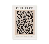 SSLDP LFHLI Poster retrò Paul Klee, Moderno, Astratto, estetico, Arte murale, Paul Klee, Dipinto su Tela e Stampe, Decorazione per la casa, Soggiorno, Immagine 50x70 cm, Senza Cornice