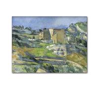 SSLDP LFHLI Poster Vintage di Paul Cezanne, Arte murale con Paesaggio, Dipinto su Tela e Stampe di Paul Cezanne, Decorazione per la casa nordica, Soggiorno, 40x60 cm, Senza Cornice.