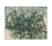 SSLDP LFHLI Poster Vintage di Paul Cezanne in Riva all'Acqua, 1890" - Quadro su Tela e Stampe di Paul Cezanne, Decorazione per la casa, 60x70 cm, Senza Cornice