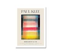 SSLDP LFHLI Poster Vintage di Paul Klee, Arte murale Astratta a Blocchi di Colore, Dipinti e Stampe su Tela di Paul Klee, Decorazione per la casa, Soggiorno, Immagine 50x70cmx1 Senza Cornice