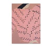 SSLDP LFHLI Poster Vintage di Sofia Lind, Ragazza in Pigiama a Righe, Arte murale, Sofia Lind, Dipinto su Tela e Stampe, Arredamento Moderno per la casa, 50x70cmx1, Senza Cornice.