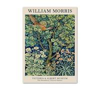 SSLDP LFHLI Poster William Morris Foglie botaniche Floreali Illustrazioni murali Pittura e Stampe su Tela William Morris Foto di Arredamento casa 40x60cmx1 Senza Cornice