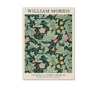 SSLDP LFHLI Poster William Morris Foglie botaniche Floreali Illustrazioni murali Pittura e Stampe su Tela William Morris Foto di Arredamento casa 40x60cmx1 Senza Cornice