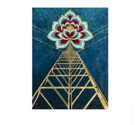 SSLDP LFHLI Shepard Fairey Poster Fiore della Pace Tela Vintage Dipinto Arte Moderna da Parete Shepard Fairey Stampe per Soggiorno Decorazione Immagine 50x70cm Senza Cornice