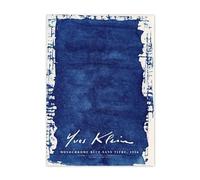 SSLDP LFHLI Yves Klein, Mostra, Poster Nordico, Semplice, Astratto, Blu, Arte murale, Yves Klein, Dipinto su Tela e Stampe, Decorazione per la casa, Immagine 40x60 cm, Senza Cornice