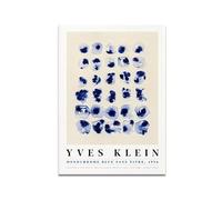 SSLDP LFHLI Yves Klein Poster Geometria Blu Blocco Wall Art Yves Klein Tela Pittura E Stampe Nordic Home Living Room Decor Immagini 40x60cm Senza Cornice