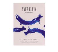 SSLDP LFHLI Yves Klein Poster Semplice Astratto Blu Arte della Parete Yves Klein Tela Pittura E Stampe Nordic Home Living Room Decor Immagini 40x60cm Senza Cornice